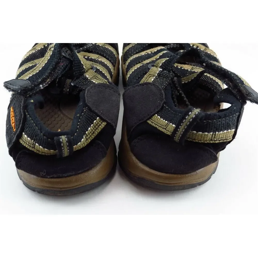 KEEN Black Fabric Sandals Boys‎ Shoes Size 1 M